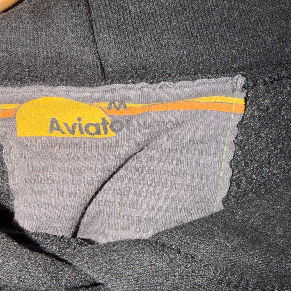 Aviator Nation Lightning Bolt Hoodie Size M - Picture 3 of 4